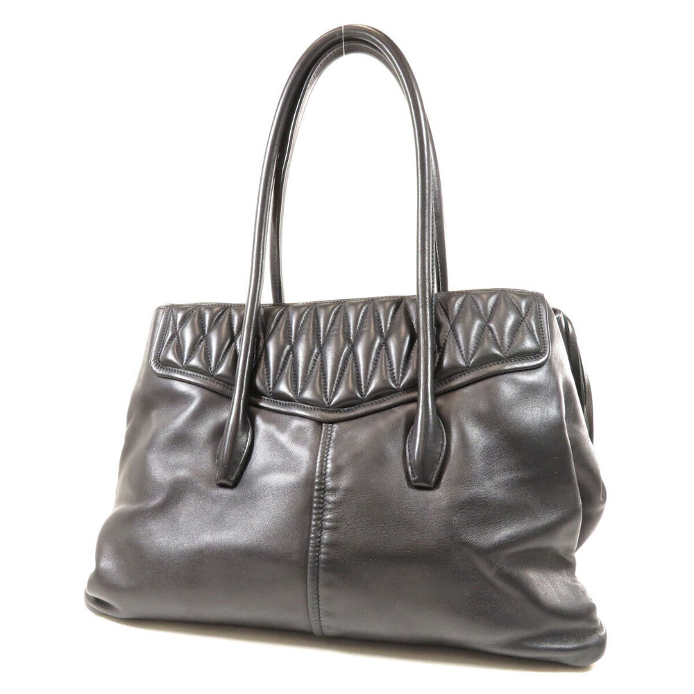 Miu Miu Motif Calfskin Bag Tote